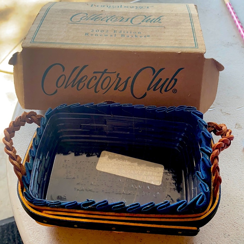 2002 Collectors Club Renewal Basket